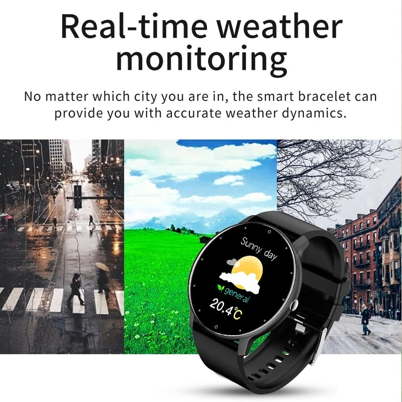 LIGE 2025 Smart Watch for Men & Women – Fitness Tracker with Heart Monitor & Notifications