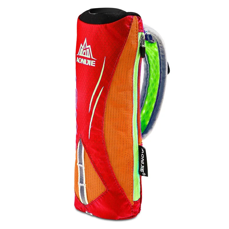 AONIJIE E908 Handheld Running Water Bottle Pack – Hydration Wrist Bag with Pocket for Storage