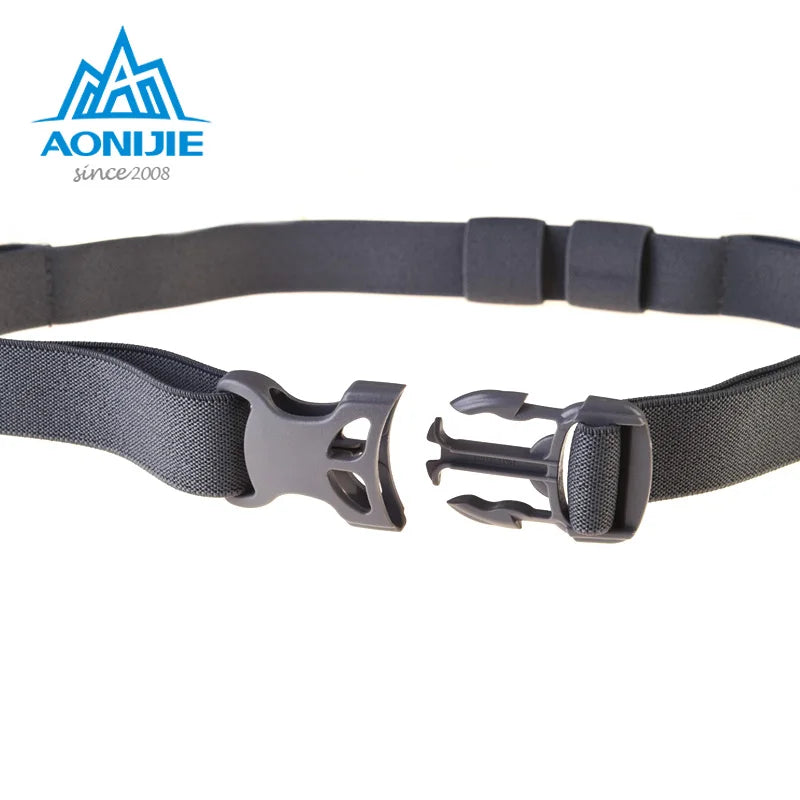 E4050 Race Number Belt with Gel Loops | Reflective Running Belt for Marathon, Triathlon & Trail
