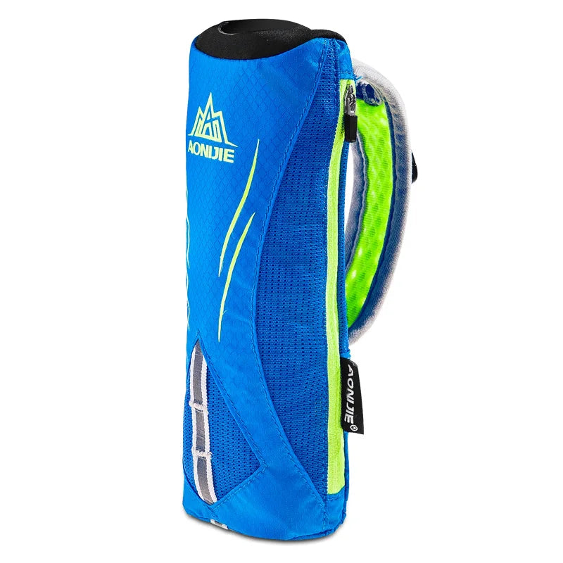 AONIJIE E908 Handheld Running Water Bottle Pack – Hydration Wrist Bag with Pocket for Storage