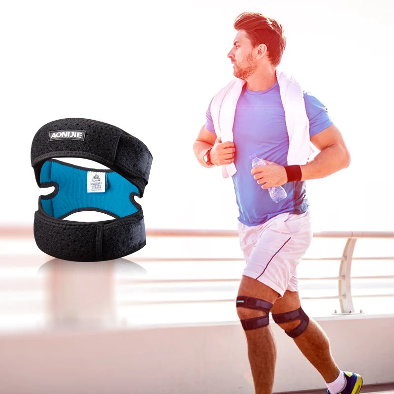 AONIJIE E4096 Dual Patella Knee Strap X-Shaped Support Brace Pain Relief Band