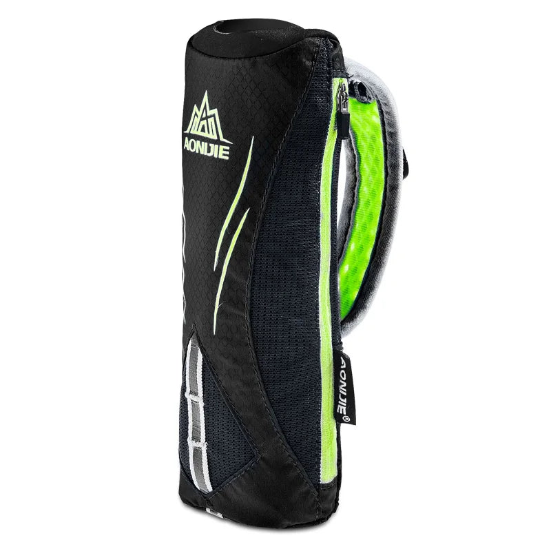 AONIJIE E908 Handheld Running Water Bottle Pack – Hydration Wrist Bag with Pocket for Storage