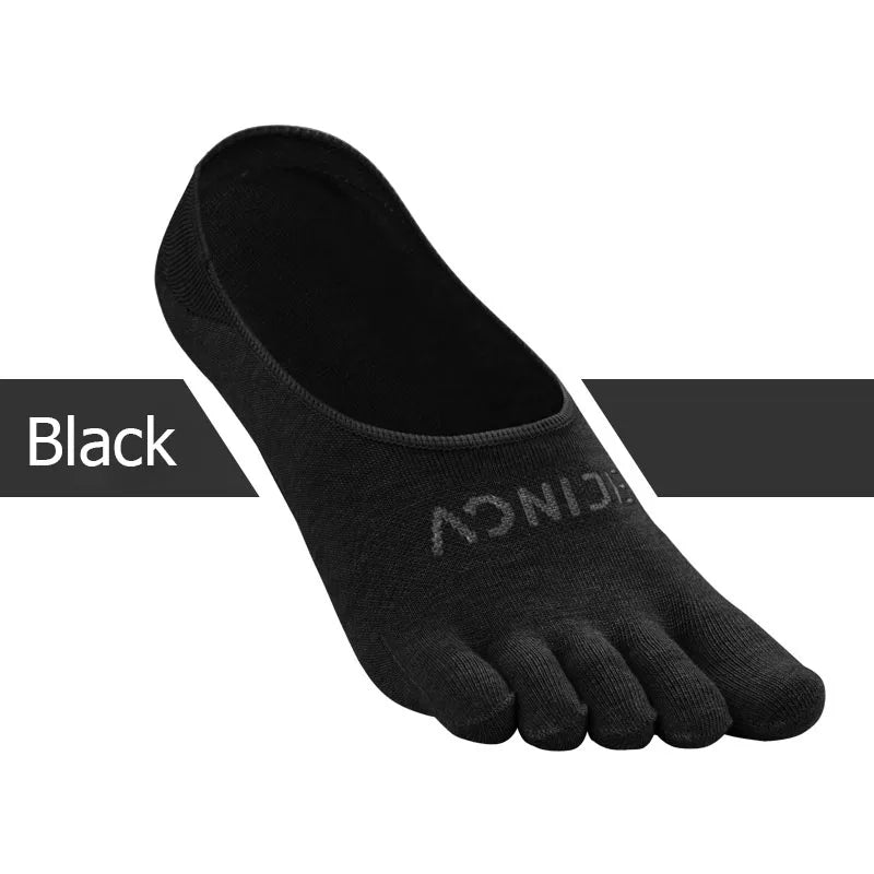 AONIJIE E4803 Sports Invisible Five Toe Running Socks Low-Cut Antiskid Liners