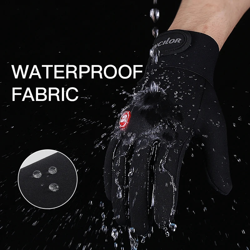 Winter Touch Screen Running and Cycling Gloves for Men and Women, Windproof, Warm