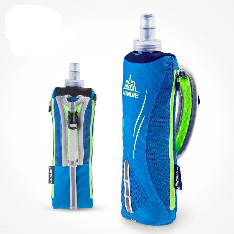 AONIJIE E908 Handheld Running Water Bottle Pack – Hydration Wrist Bag with Pocket for Storage