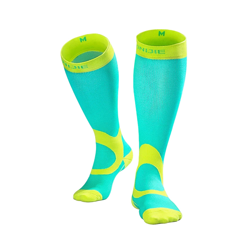 AONIJIE E4069 Compression Socks Knee-High Athletic Stockings for Running, Soccer & Cycling