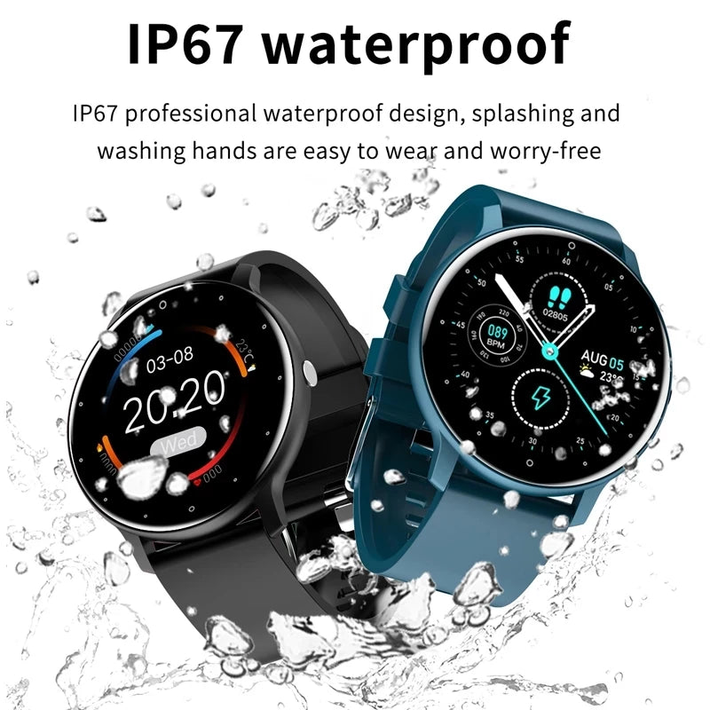 LIGE 2025 Smart Watch for Men & Women – Fitness Tracker with Heart Monitor & Notifications