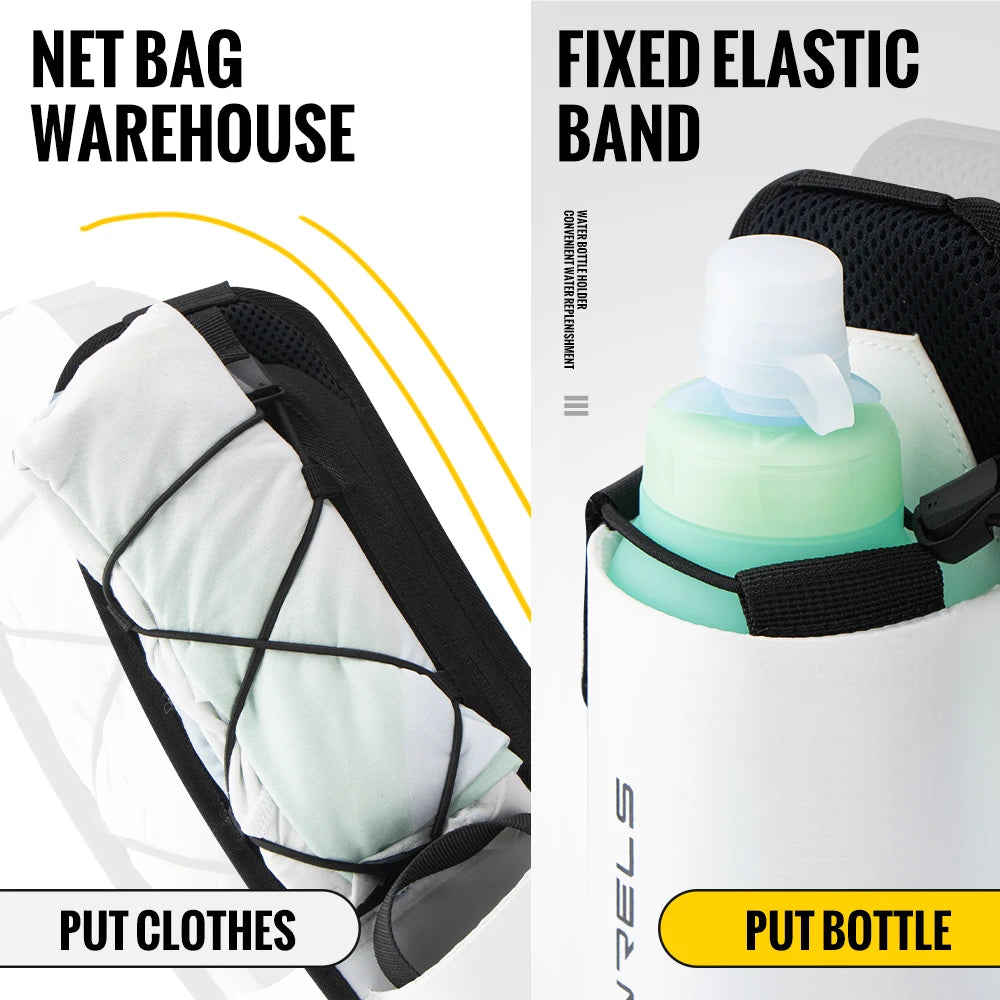 Running Waist Bag – Dual Pocket Trail Belt for Phone, Water Bottle & Essentials | WRELS