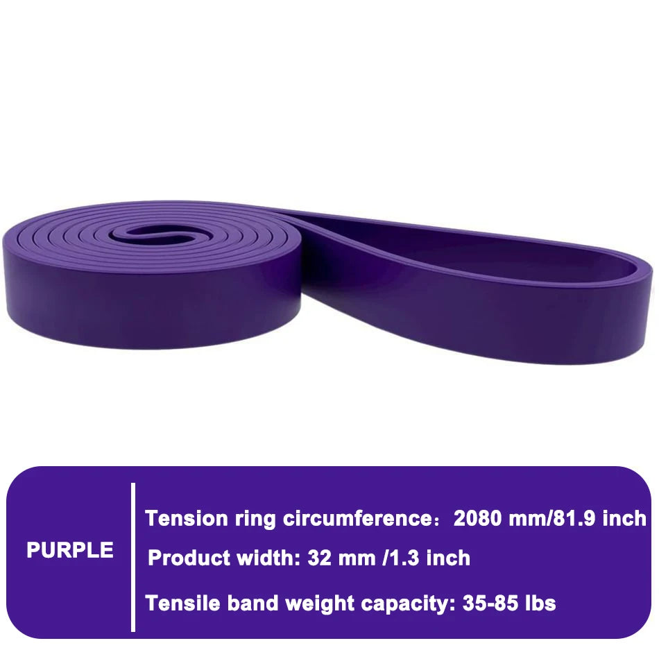 Elastic Resistance Bands, Pull-Up Assist and Strength Training for Home, Runners or Gym Workouts