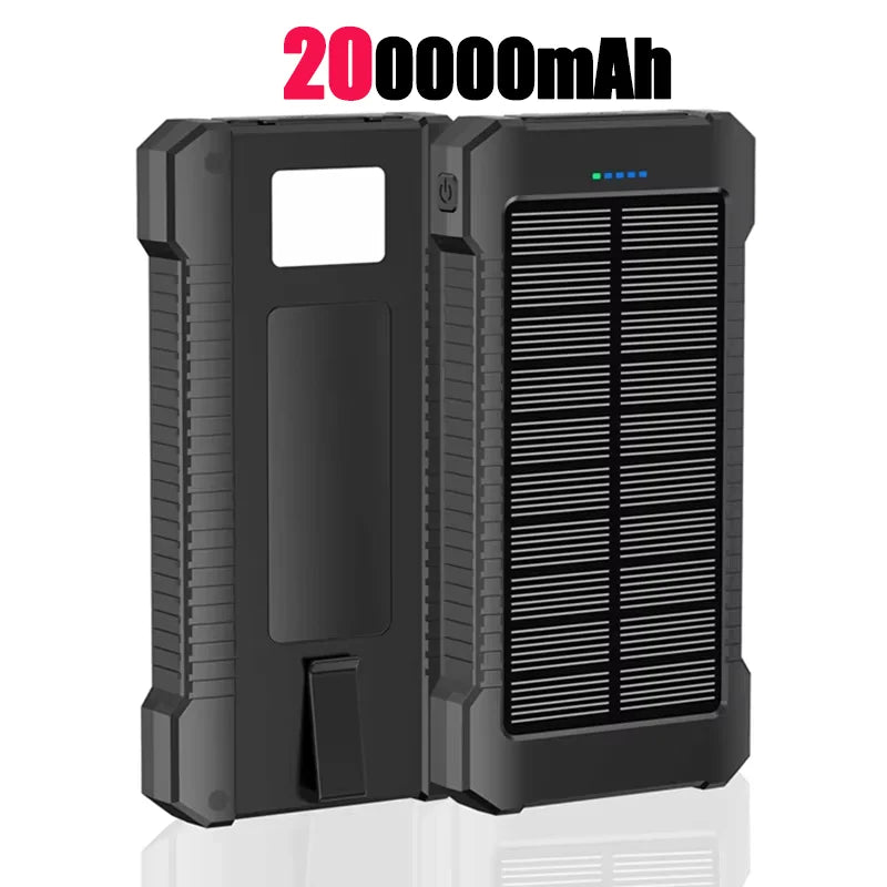 LENOVO Solar Power Bank 50000mAh Outdoor Fast Charging Portable Charger
