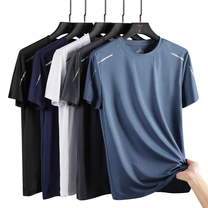 CHRLCK Men’s Quick-Drying Running T-Shirt – Lightweight, Breathable Summer Activewear