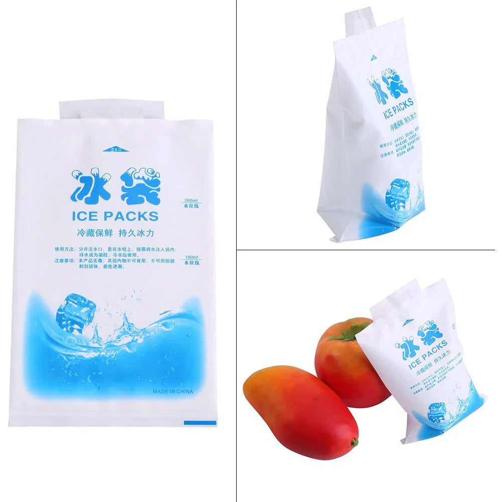 Reusable Gel Ice Packs Hot & Cold Compress for Pain Relief and Cooling 10pcs