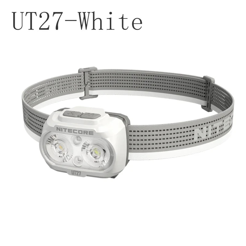 NITECORE UT27 Rechargeable Headlamp – 800 Lumens, Dual Beam, Lightweight Design