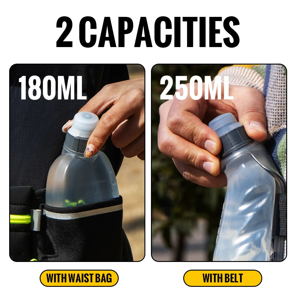 WRELS Handheld Hydration Bottle – Lightweight BPA-Free Water Bottle for Running, Hiking, and Cycling