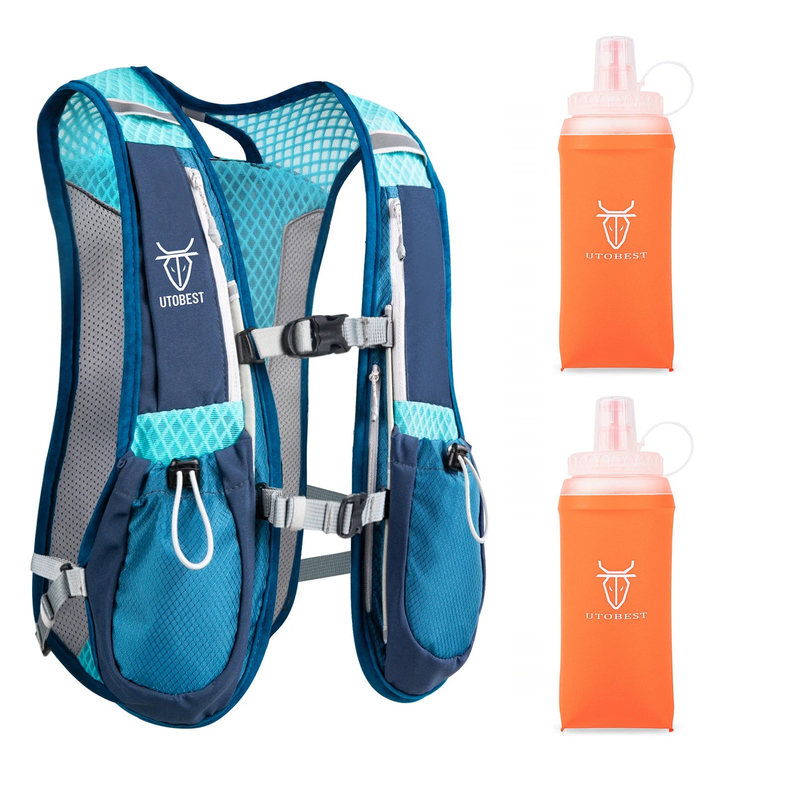 UTOBEST Trail Running Backpack 5L – Ultra Lightweight Hydration Vest for Marathon, Cycling & Hiking