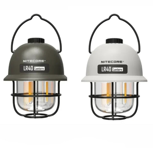 NITECORE LR40 USB-C Rechargeable Camping Lantern – 100 Lumens, 65hr Runtime