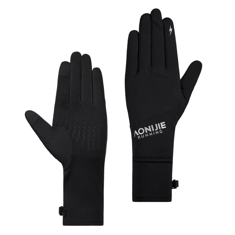 AONIJIE M61 Trail Running Gloves – Lightweight, Breathable Design with Watch Visibility Hole