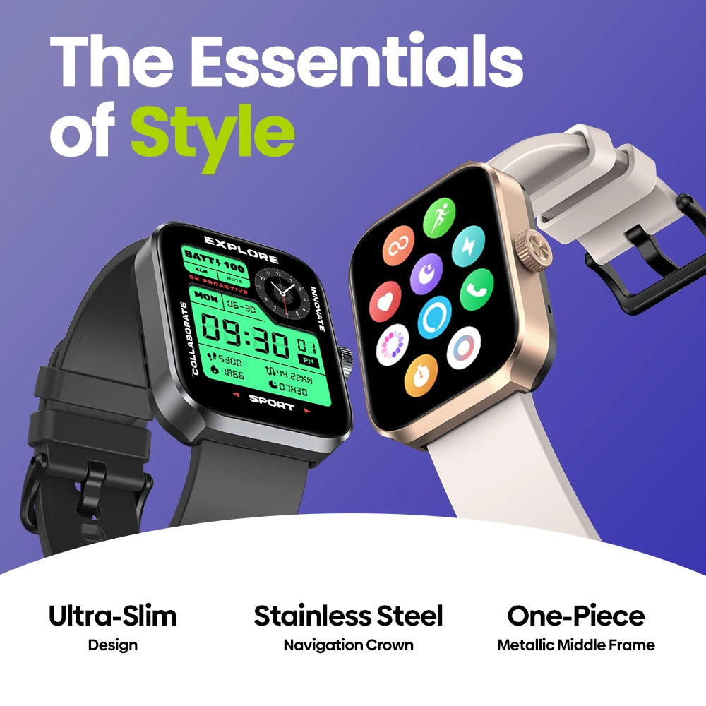 ZEBLAZE Beyond 3 Plus Smart Watch AMOLED GPS with Alexa & Bluetooth Calling