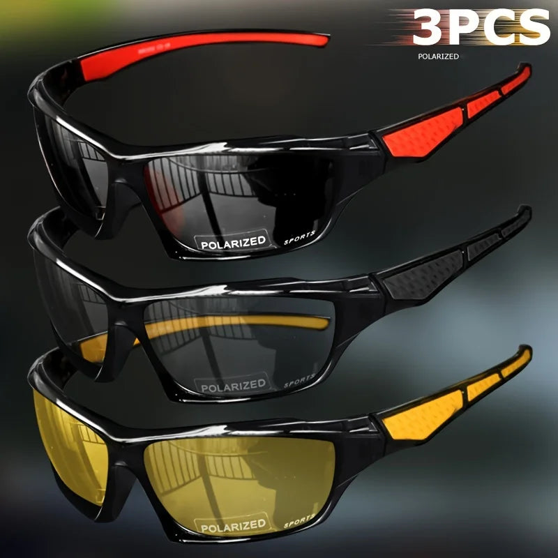 VEGUEROS Sports Polarized Sunglasses for Men – UV400 Cycling, Driving & Fishing Eyewear