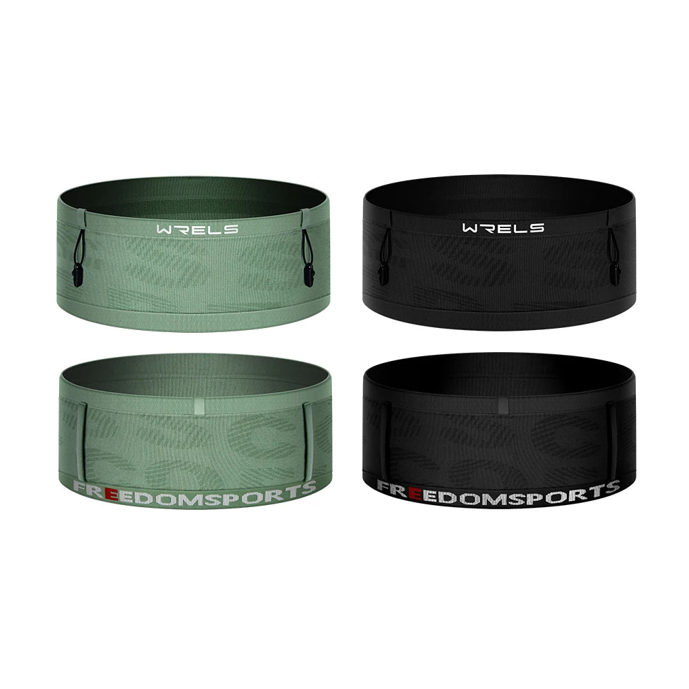 WRELS Running Waist Bag Lightweight Breathable Belt Phone Holder Hydration Pack