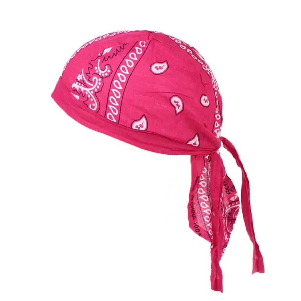 Quick-Dry Cotton Pirate Hat Bandana for Men & Women Outdoor Sports