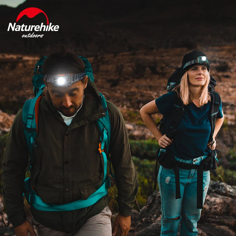 NATUREHIKE TD-02 Headlamp – 150 Lumen Rechargeable LED Light for Hiking & Trail Running