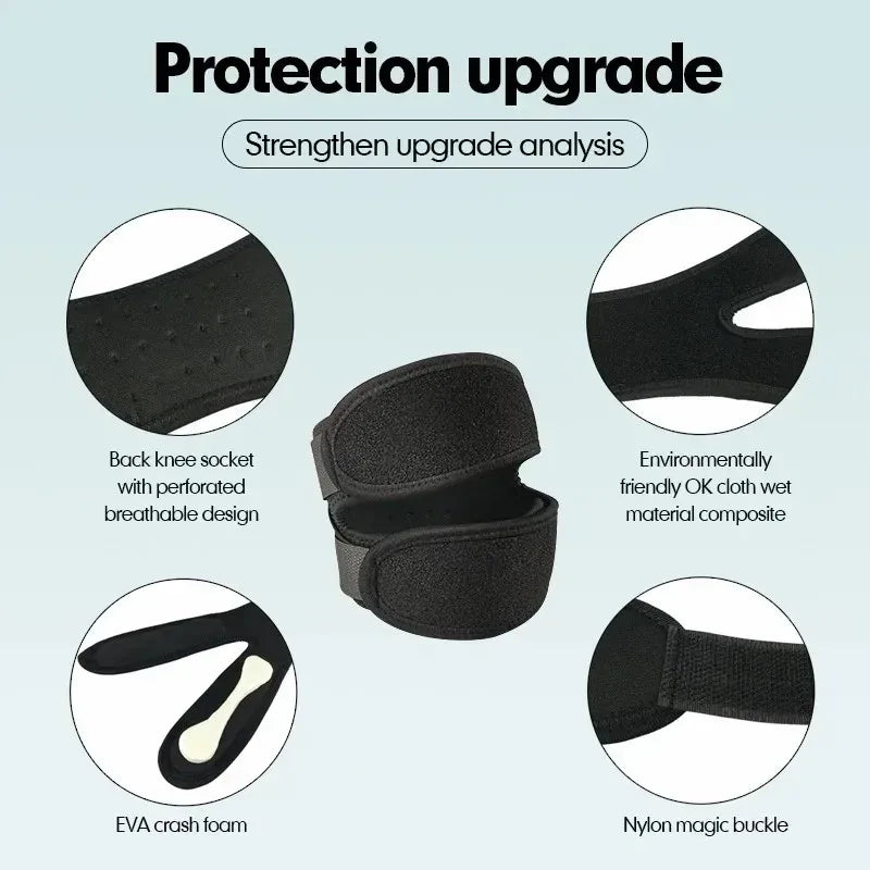 Pressurized Knee Wrap Sleeve – Elastic Support Braces for Sports & Injury Protection