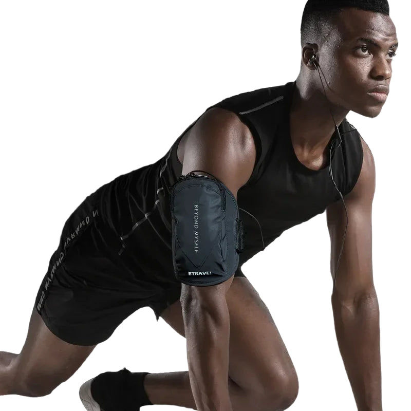 Outdoor Running Phone Armband Bag – Waterproof, Reflective & Adjustable Sports Case