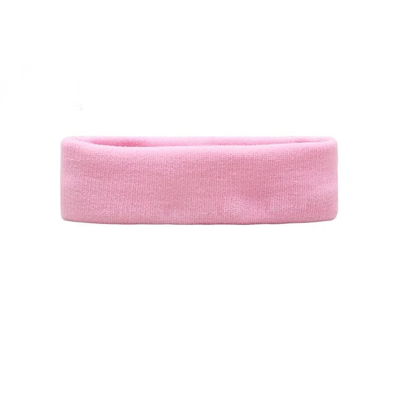 VIVIDSUN Solid Colour Sports Headband – High Elasticity & Sweat-Absorbing Workout Band