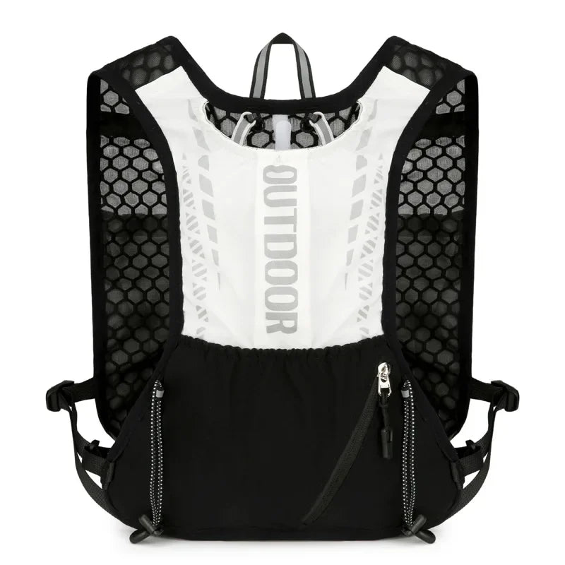 Trail Running Hydration Vest, Lightweight Cycling and Hiking Backpack with Reflective Design