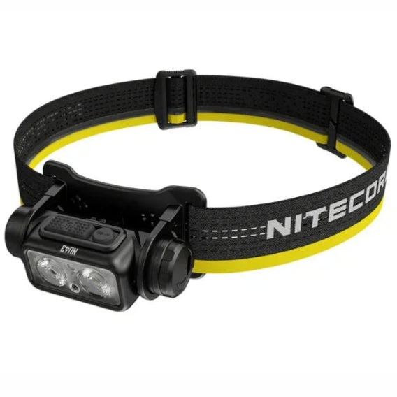 NITECORE NU43 Rechargeable Headlamp – 1400 Lumens, Red & White Light, Lightweight Design