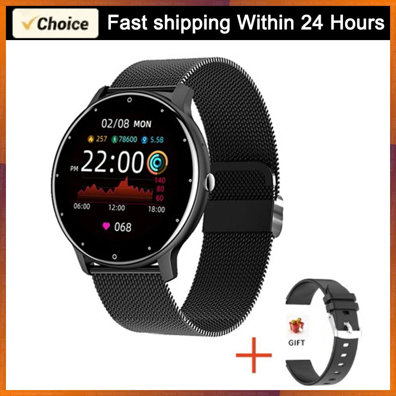 LIGE 2025 Smart Watch for Men & Women – Fitness Tracker with Heart Monitor & Notifications