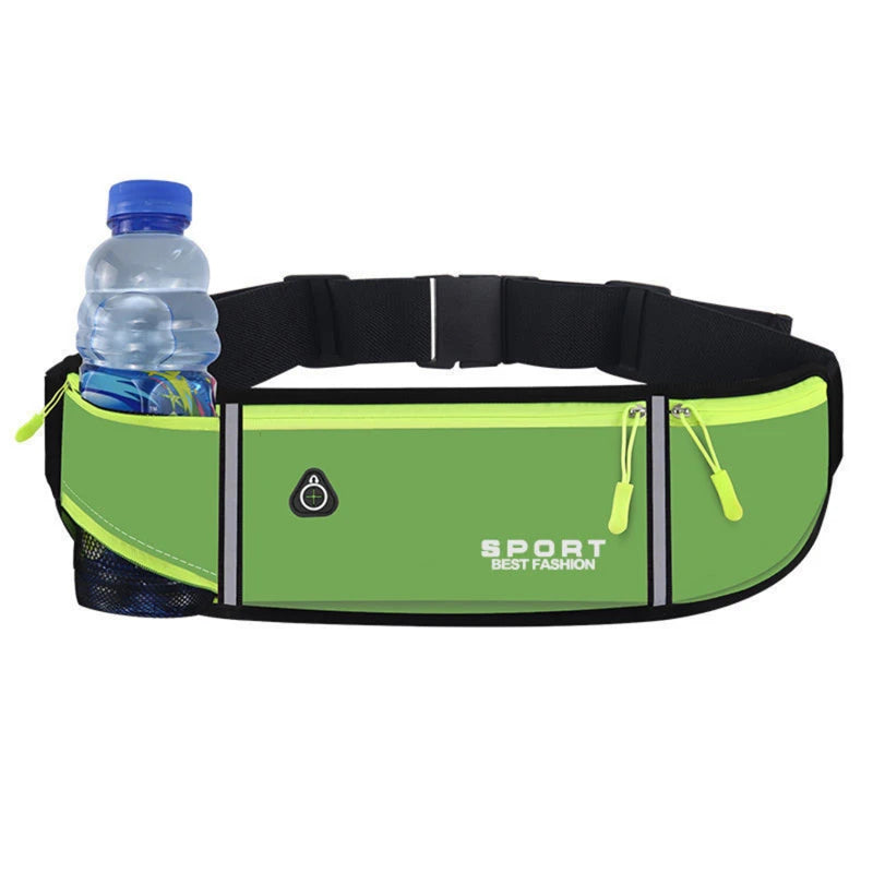 WATERPROOF RUNNING WAIST BAG – Reflective Sport Belt Phone Case for Men & Women
