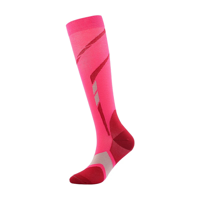 Men’s Compression Sports Socks for Running Cycling Football & Circulation Support