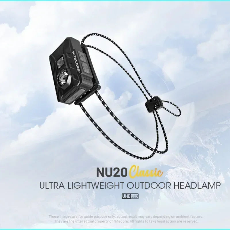 NITECORE NU20 Classic Headlamp – 360 Lumens Lightweight USB-C Rechargeable Outdoor Torch