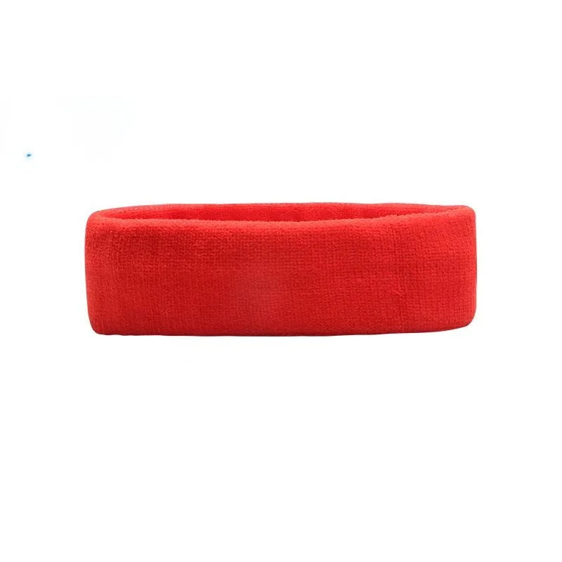VIVIDSUN Solid Colour Sports Headband – High Elasticity & Sweat-Absorbing Workout Band
