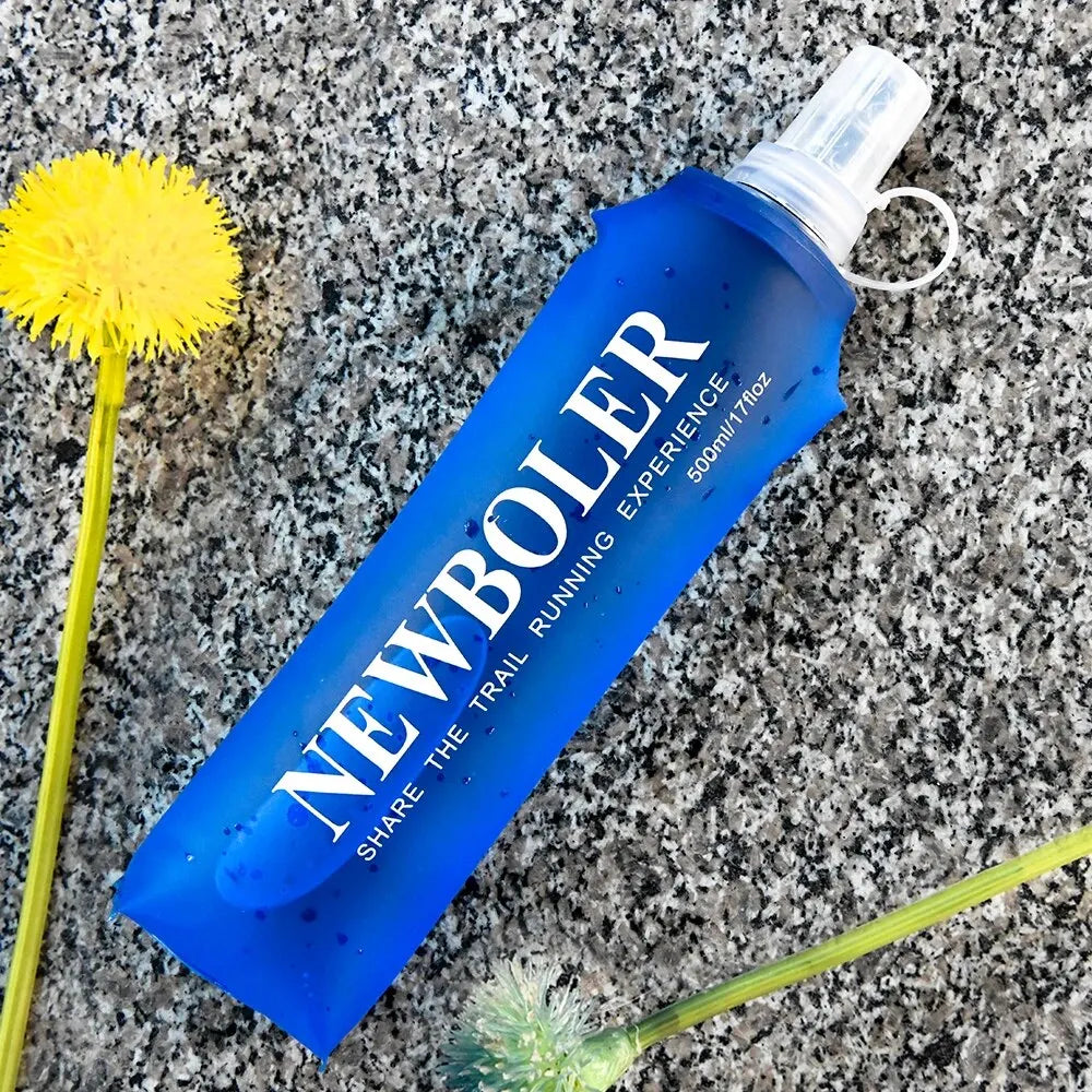 NEWBOLER TPU Soft Flask Collapsible Water Bottle (250ml / 500ml)
