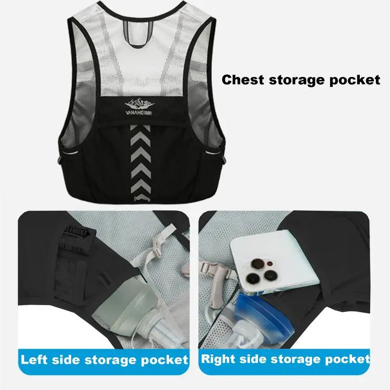 Hydration Running Vest Lightweight Reflective Backpack for Running