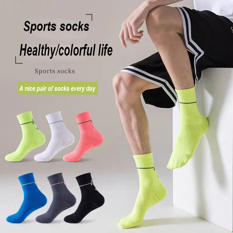 ZYCSNH Professional Running Socks – Breathable, Cushioned Sports Socks for Men & Women