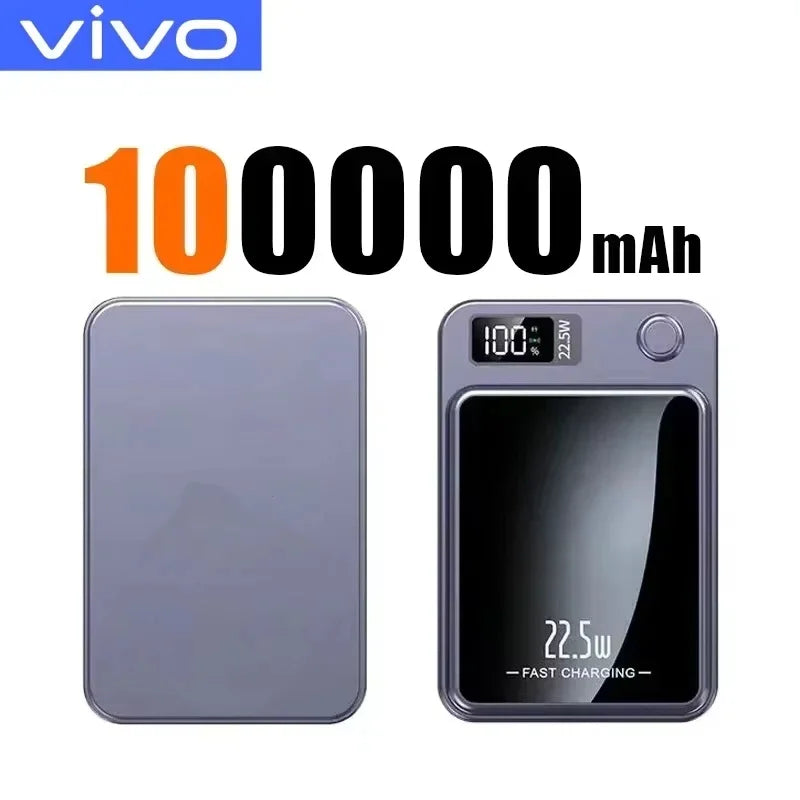 VIVO Magnetic Power Bank 50000mAh Wireless Fast Charger PD 22.5W with Display
