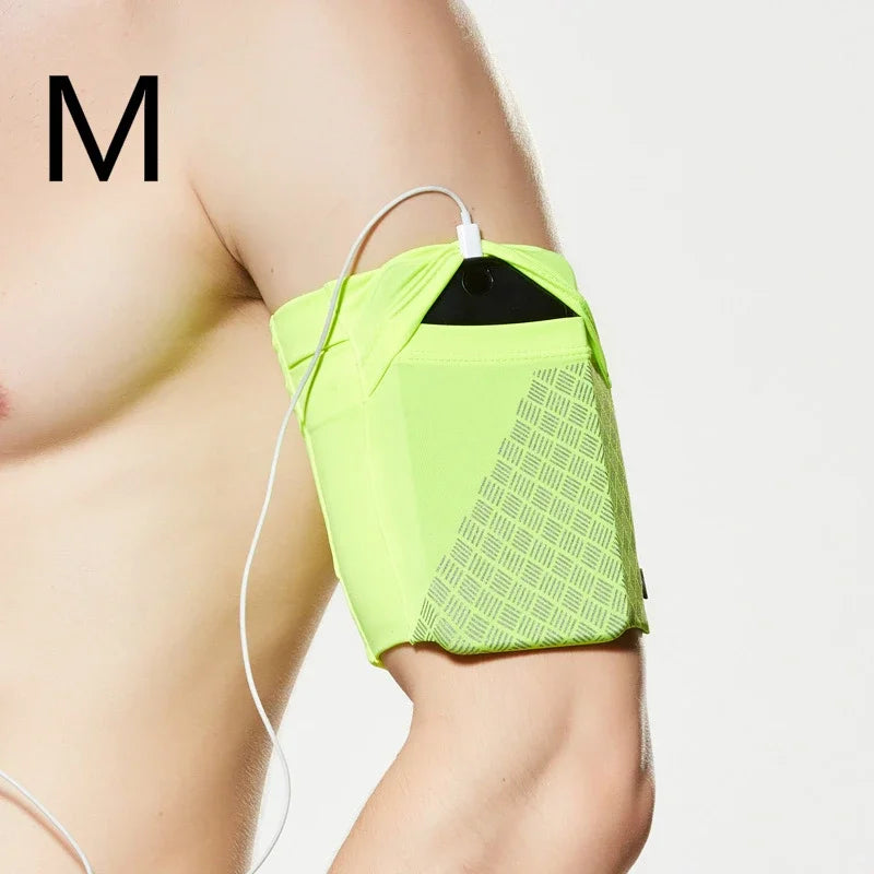 YUNFAN Running Arm Phone Bag Adjustable Sport Armband for Phones Under 6.5 Inch