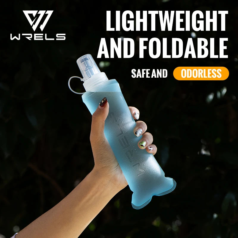 300ml Collapsible Soft Flask, BPA-Free TPU Running Water Bottle for Travel and Sport