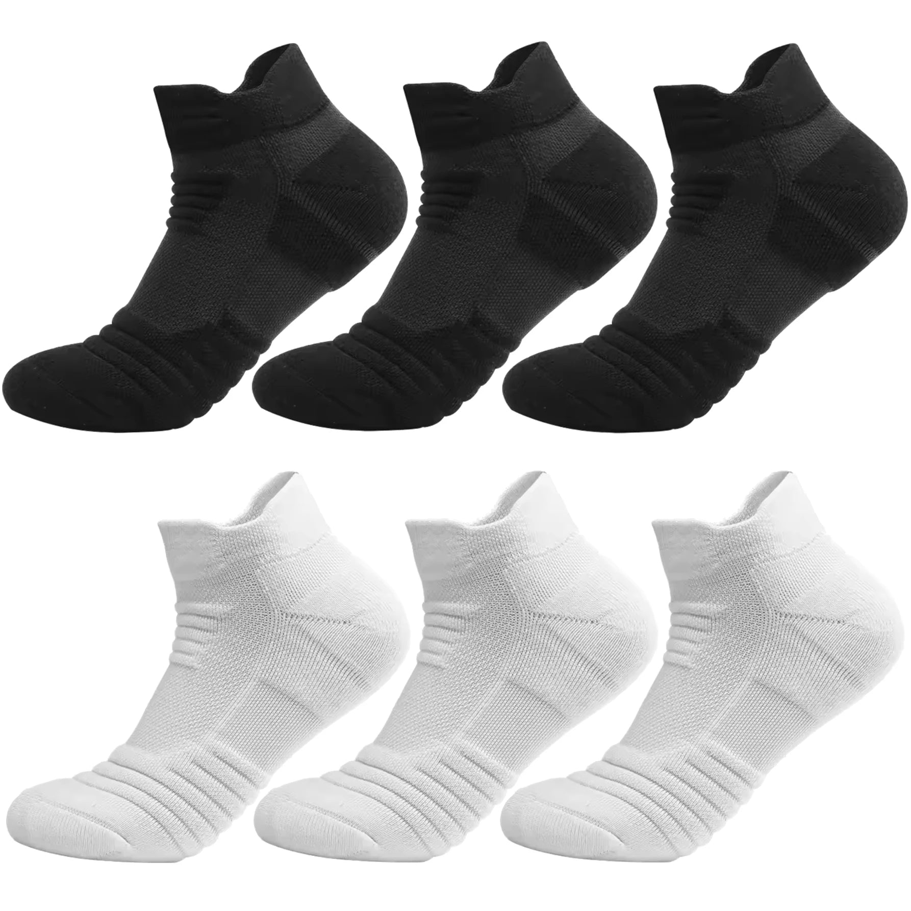 Breathable Athletic Terry Socks Cushioned Running Hiking Sports 6-12 Pairs