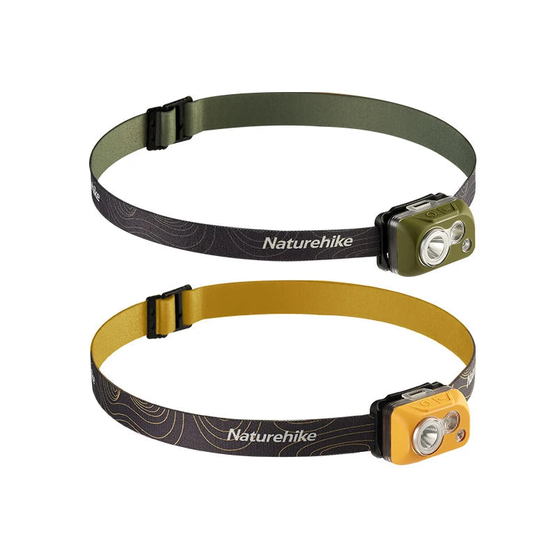 NATUREHIKE High Waterproof Headlamp – 300 Lumen LED Headlight for Hiking, Running & Climbing