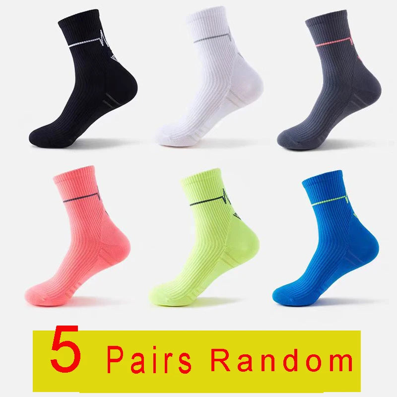 ZYCSNH Professional Running Socks – Breathable, Cushioned Sports Socks for Men & Women