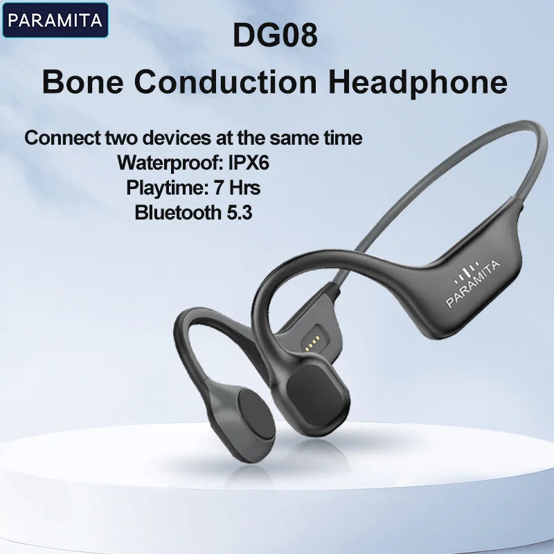 STARSKY PARAMITA Bone Conduction Bluetooth Headphones – Wireless Open-Ear Sports Headset