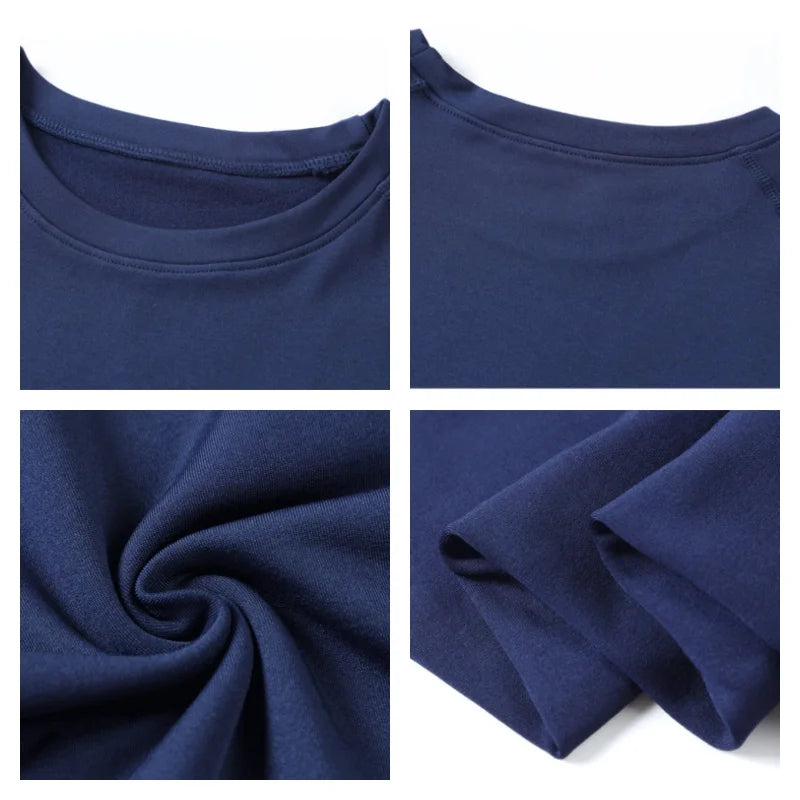 Men’s Thermal Compression Undershirt Fleece Winter Base Layer