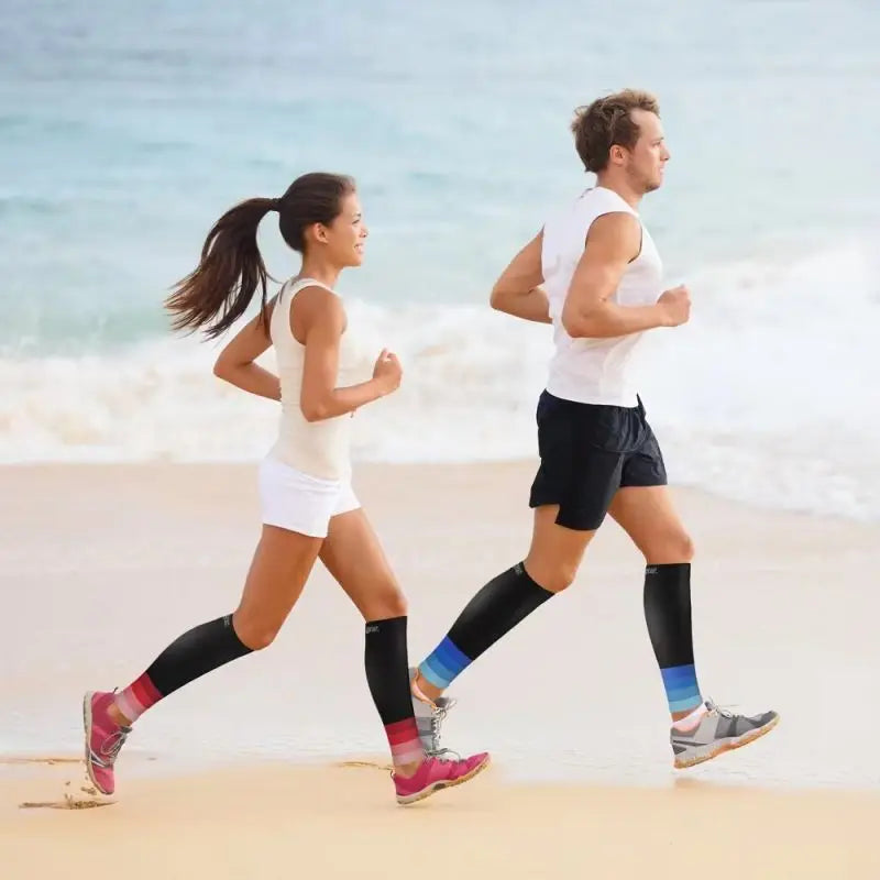 Compression Calf Sleeves 20-30mmHg for Running, Sports & Shin Splint Relief