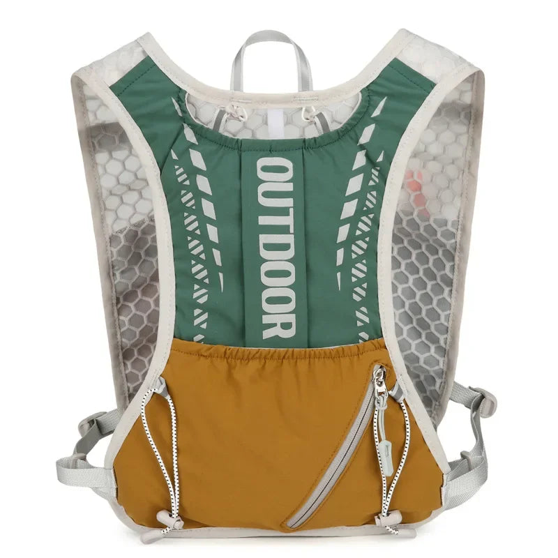 Trail Running Hydration Vest, Lightweight Cycling and Hiking Backpack with Reflective Design