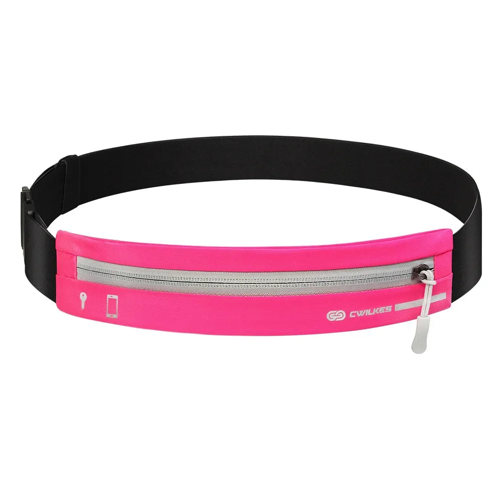 Waterproof Running Belt Waist Bag for Phone, Adjustable Sports Pouch for Men and Women